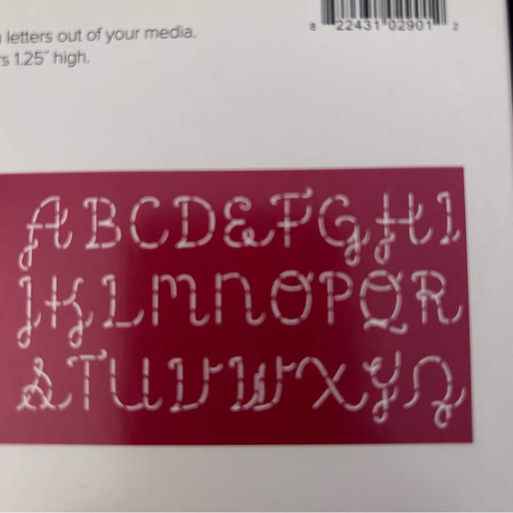 We R Memory Keepers cutting dies - 26 alphabet dies